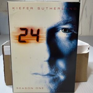 24 Season One DVD Box Set Kiefer Sutherland Jack Bauer 6-Disc Set TV-14 2002